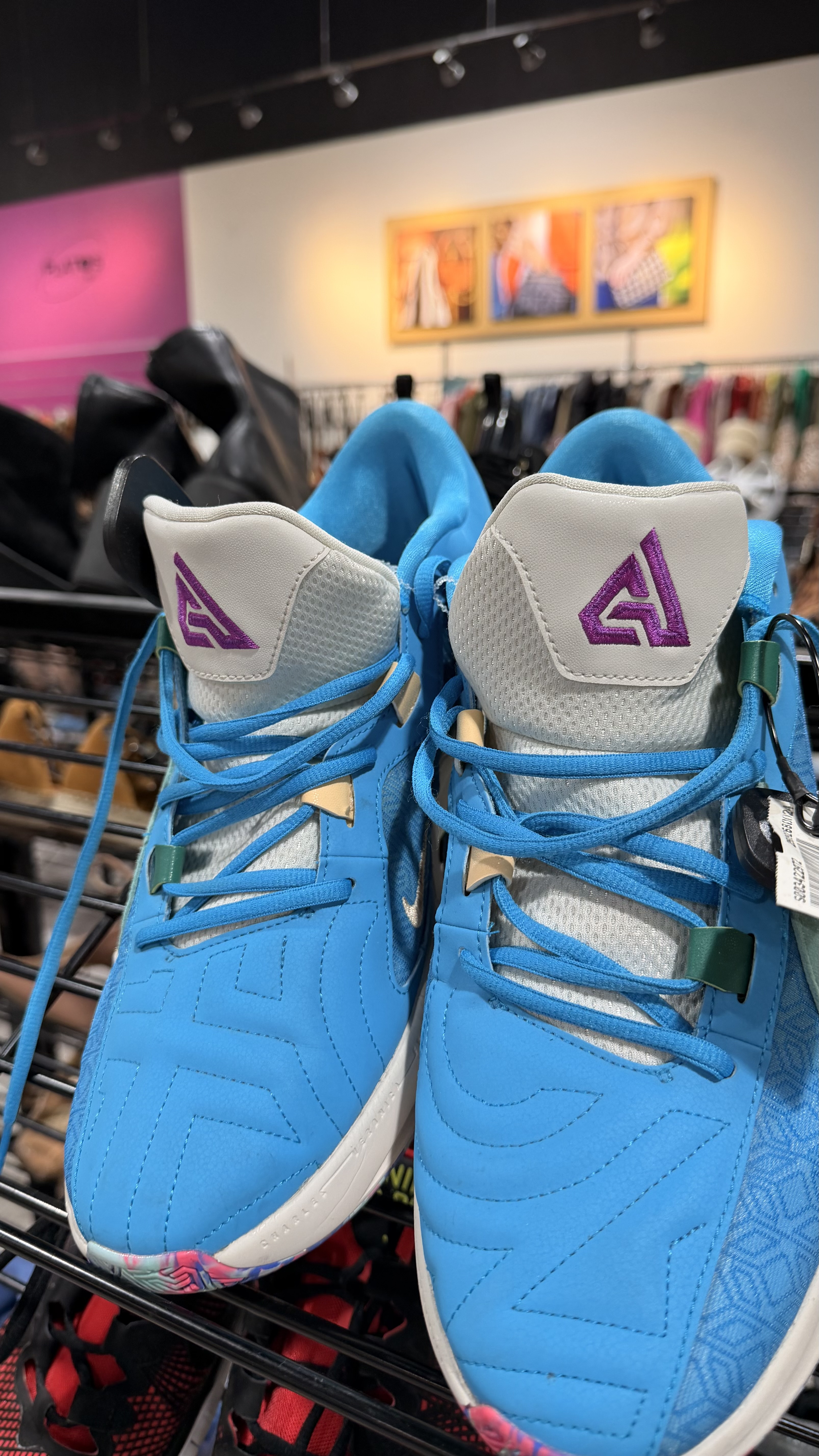 Blue Athletic Shoes 2