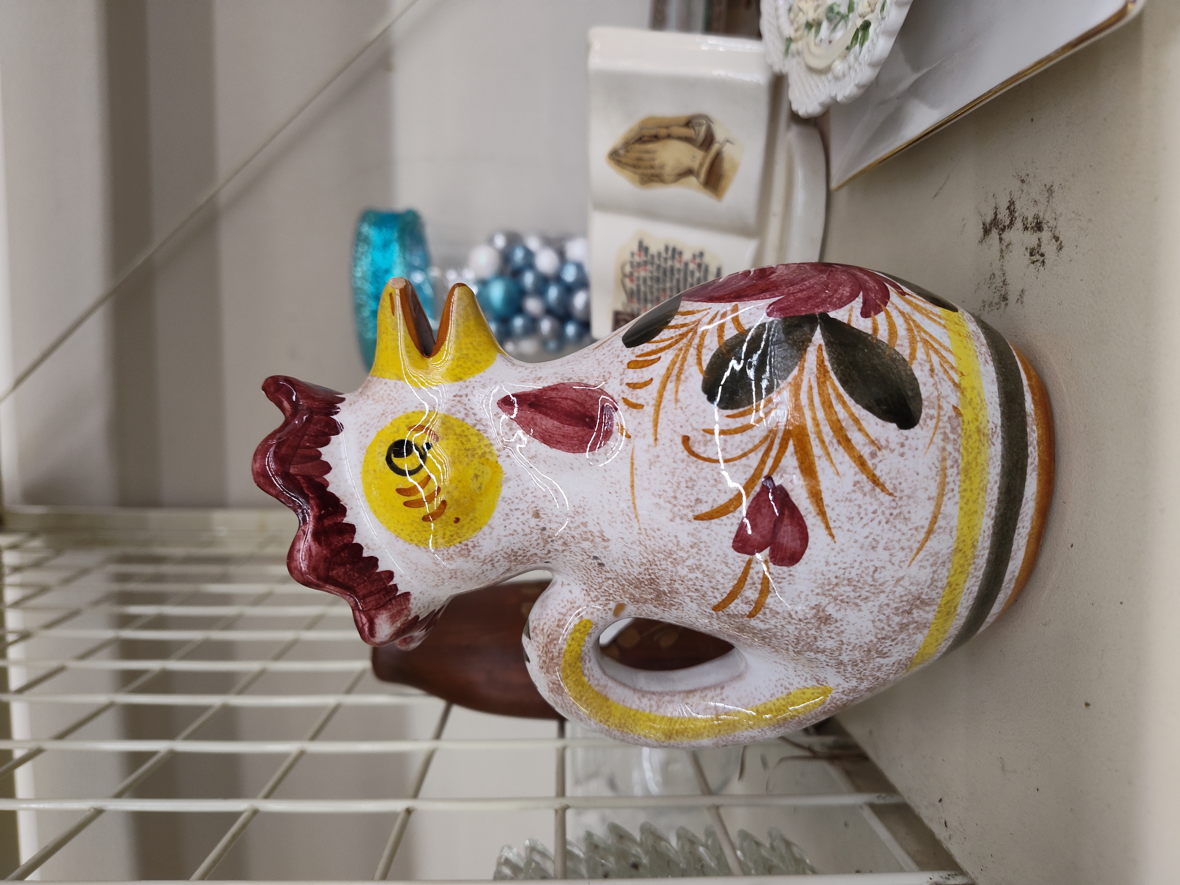 Chicken Pitcher Multicolor Decorative