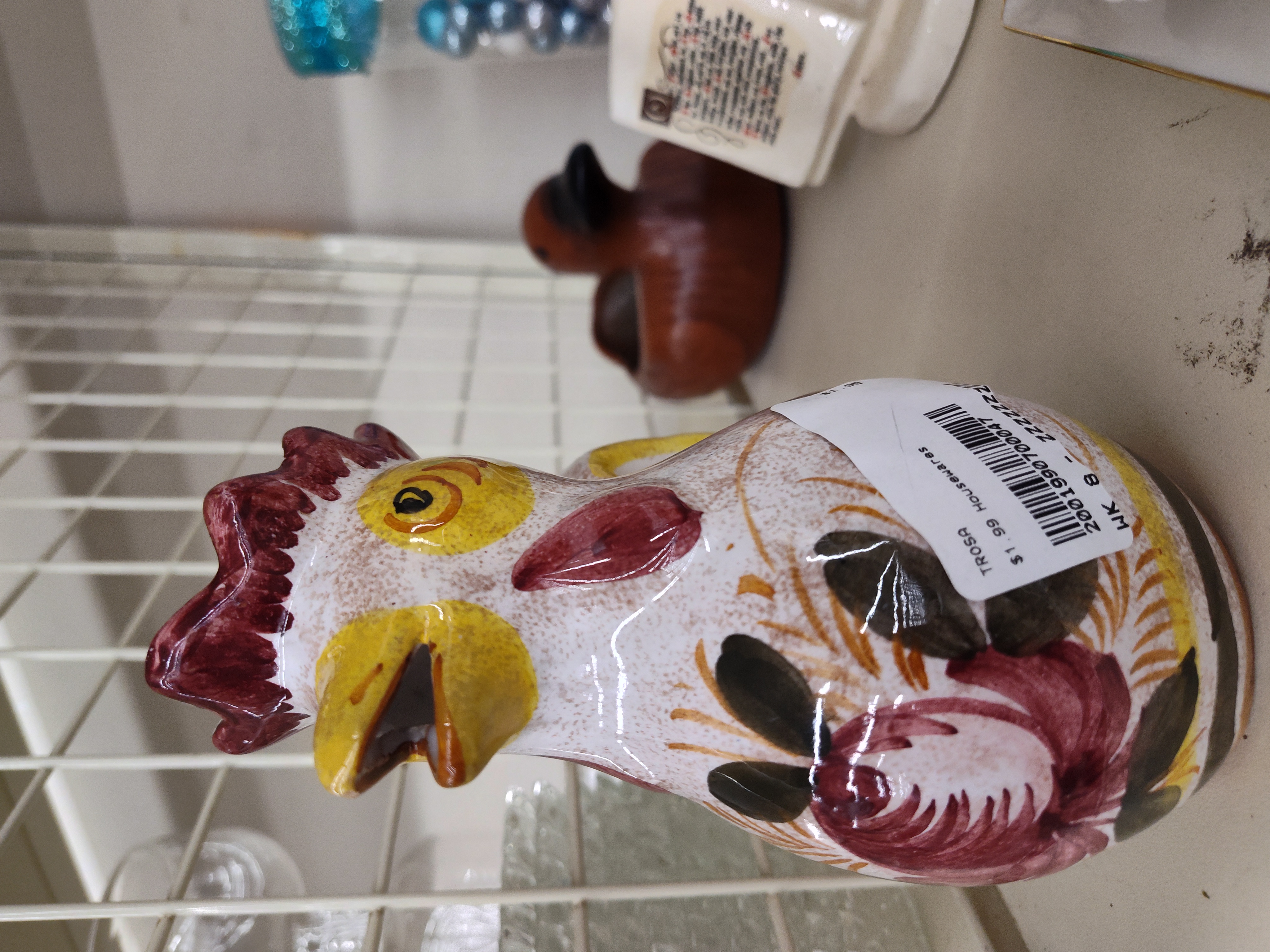 Chicken Pitcher Multicolor Decorative 2