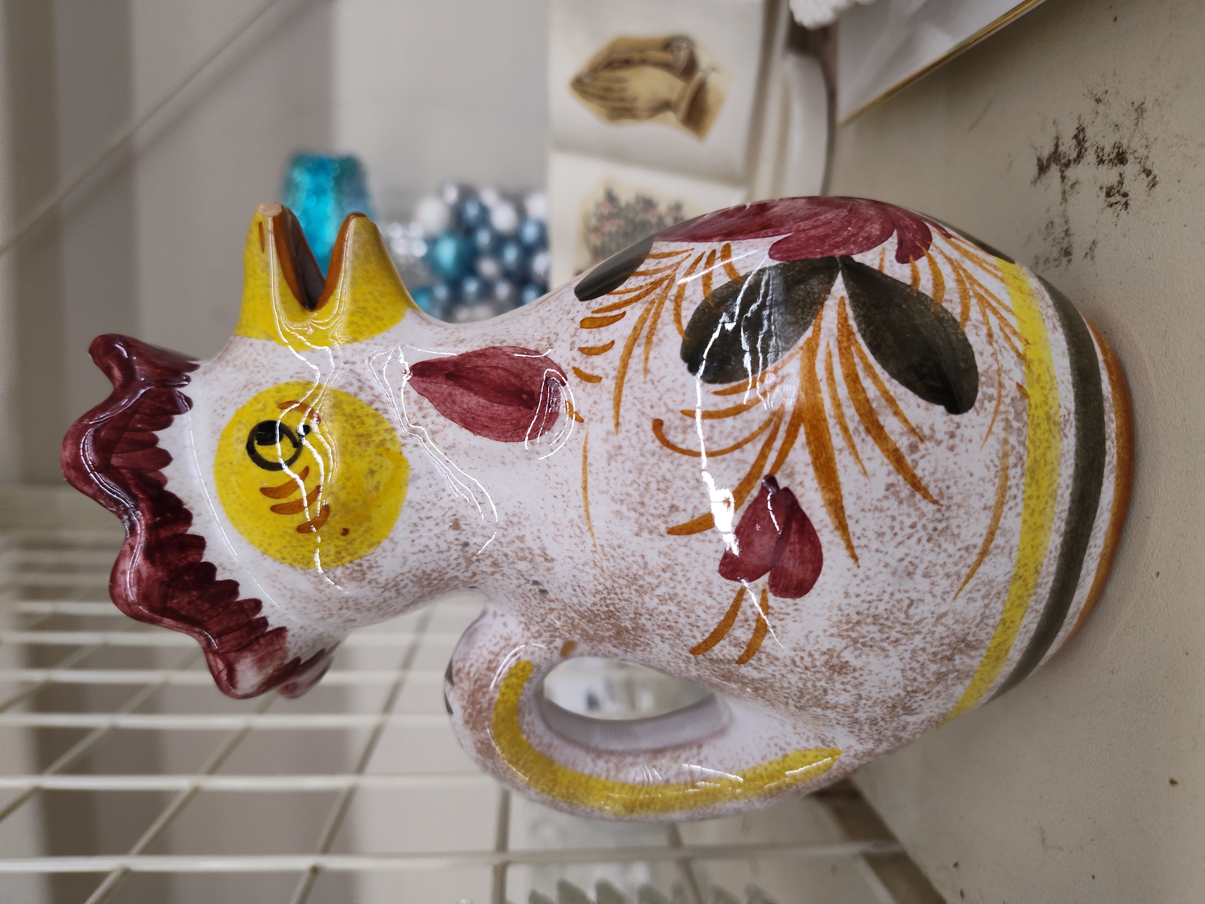 Chicken Pitcher Multicolor Decorative 3