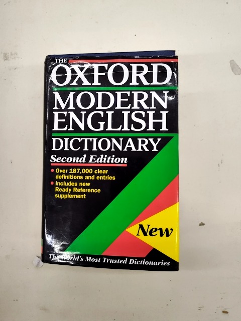 Oxford Modern English Dictionary Second Edition