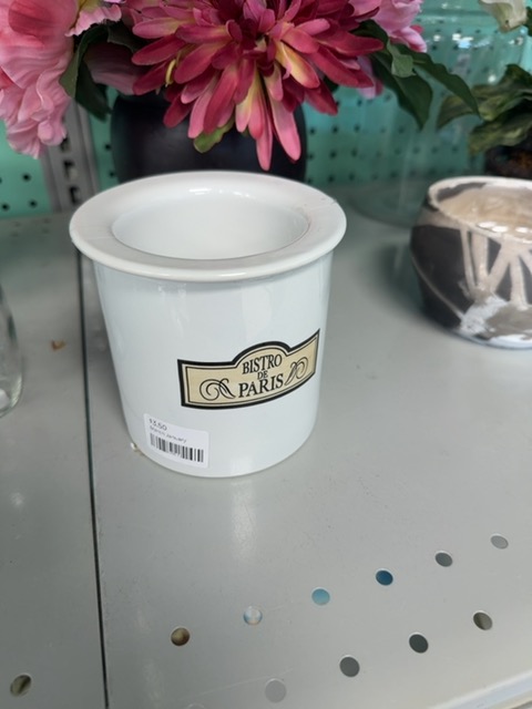 Bistro Paris Planter White Ceramic